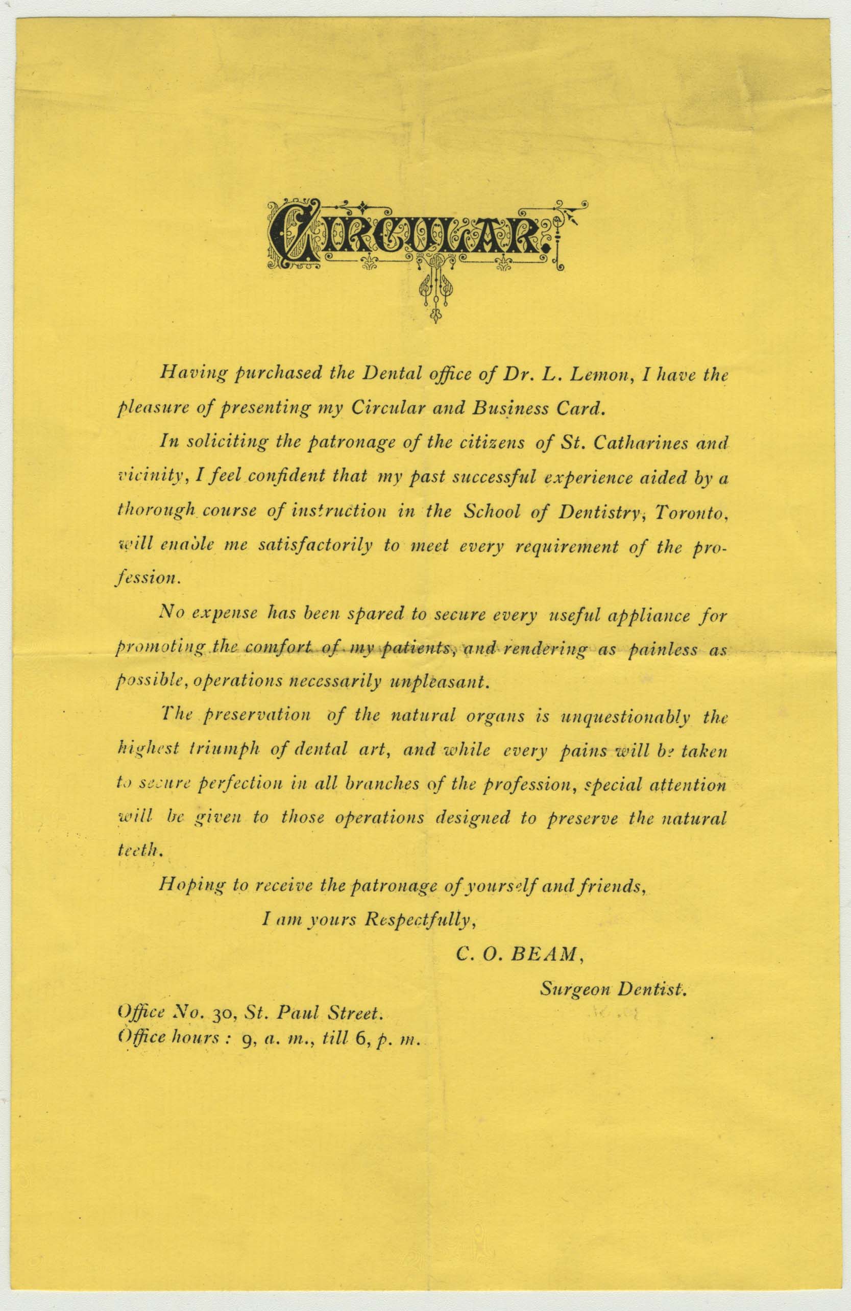 Circular Surgeon Dentist