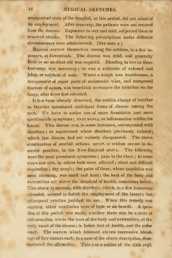 Medical Sketches of the campaigns of 1812,13,14